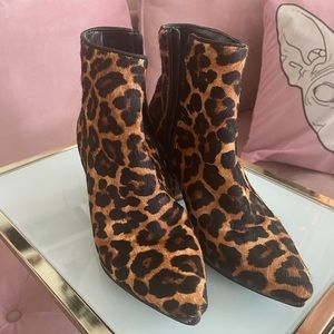 ALDO leopard Booties BNWOT